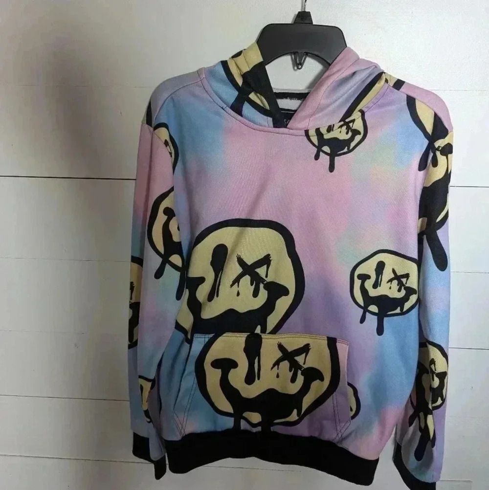 Men's Reason Hazy Smile Fleece Hoodie